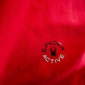 Spyder Red Athletic Crewneck Top